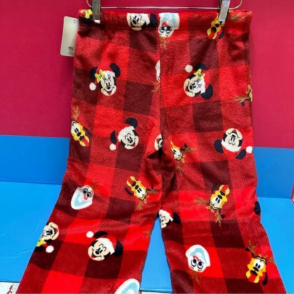Disney Mickey Mouse & Friends Christmas pajama pants M - Picture 3 of 9